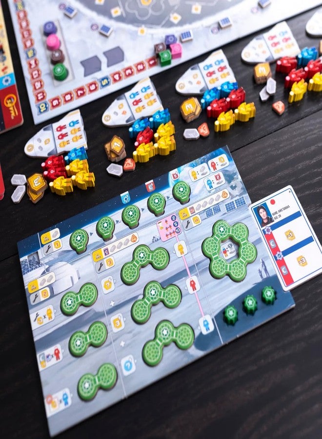 Pandasaurus Games Shackleton Base: A Journey to The Moon Board Game - Sci-Fi Strategy Game of Space Exploration, Fun for Family, Kids & Adults, Ages 14+, 1-4 Players, 60-120 Minute Playtime - Image 5